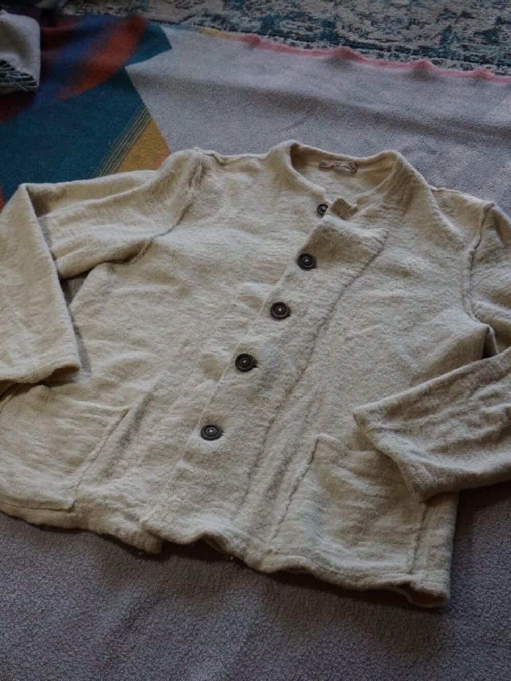 45rpm 100% wool sweater cardigan